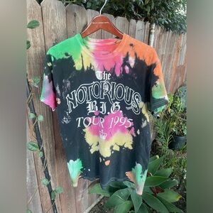 Vintage Notorious B.I.G. Tour 1995 tie dye T shirt